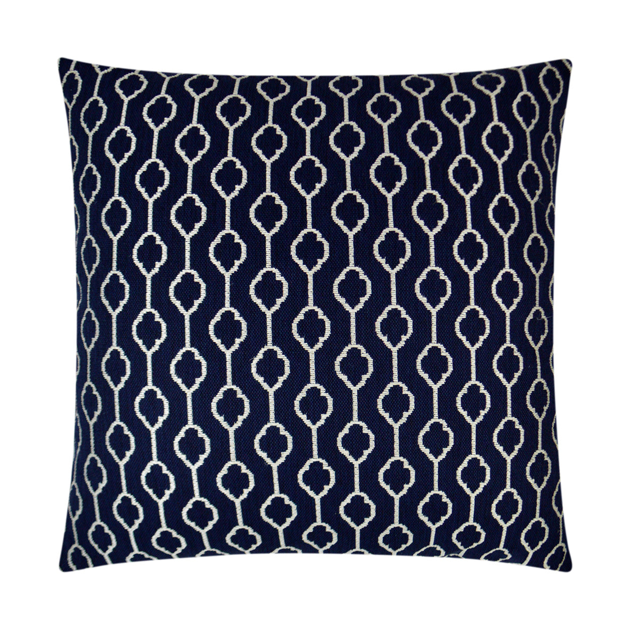 D.V. KAP HOME   24" x 24" Striker Pillow - Navy Nautical    - 3302-N-2424