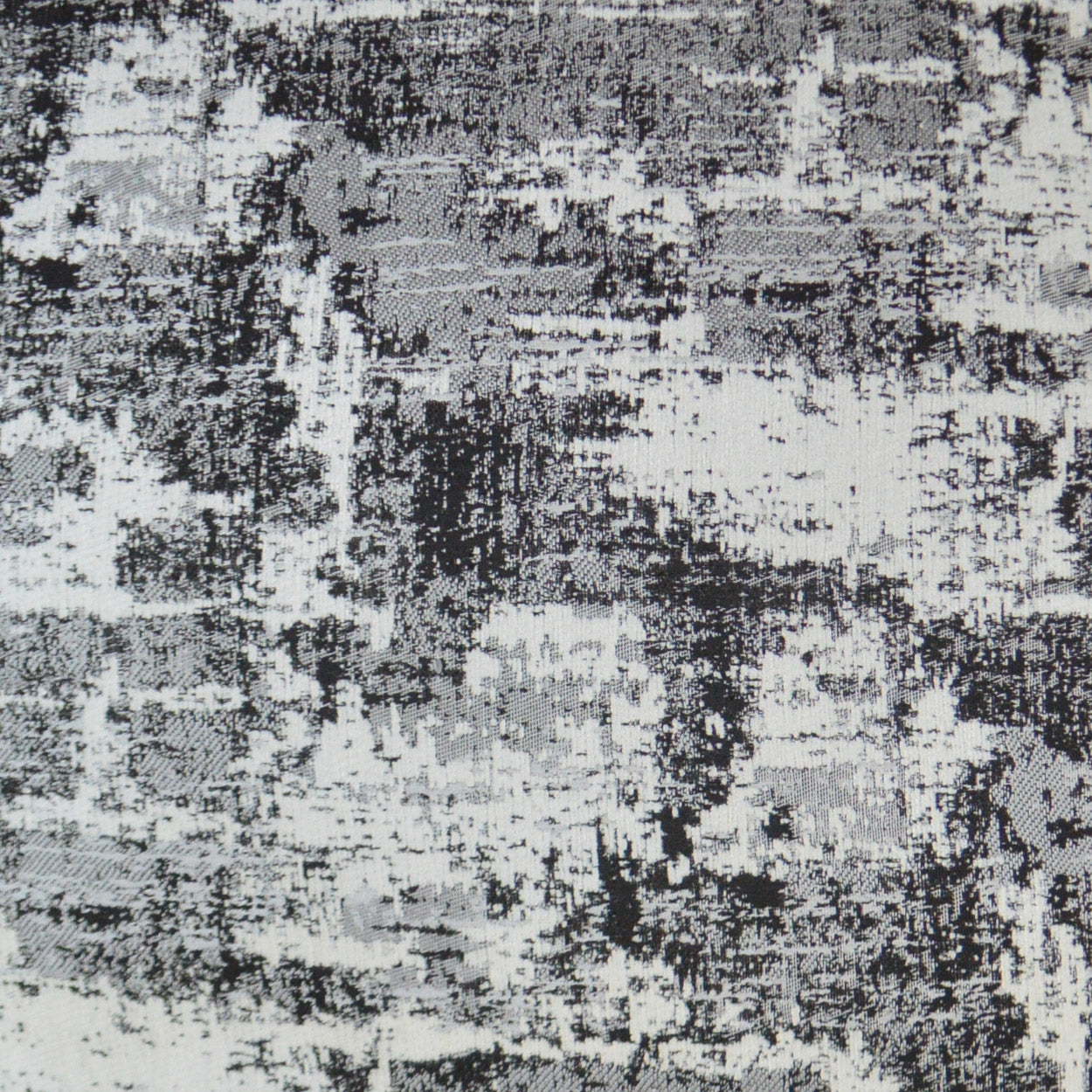 Grey & charcoal abstract pillow with a painterly, distressed pattern; 24x24 textural pillow.