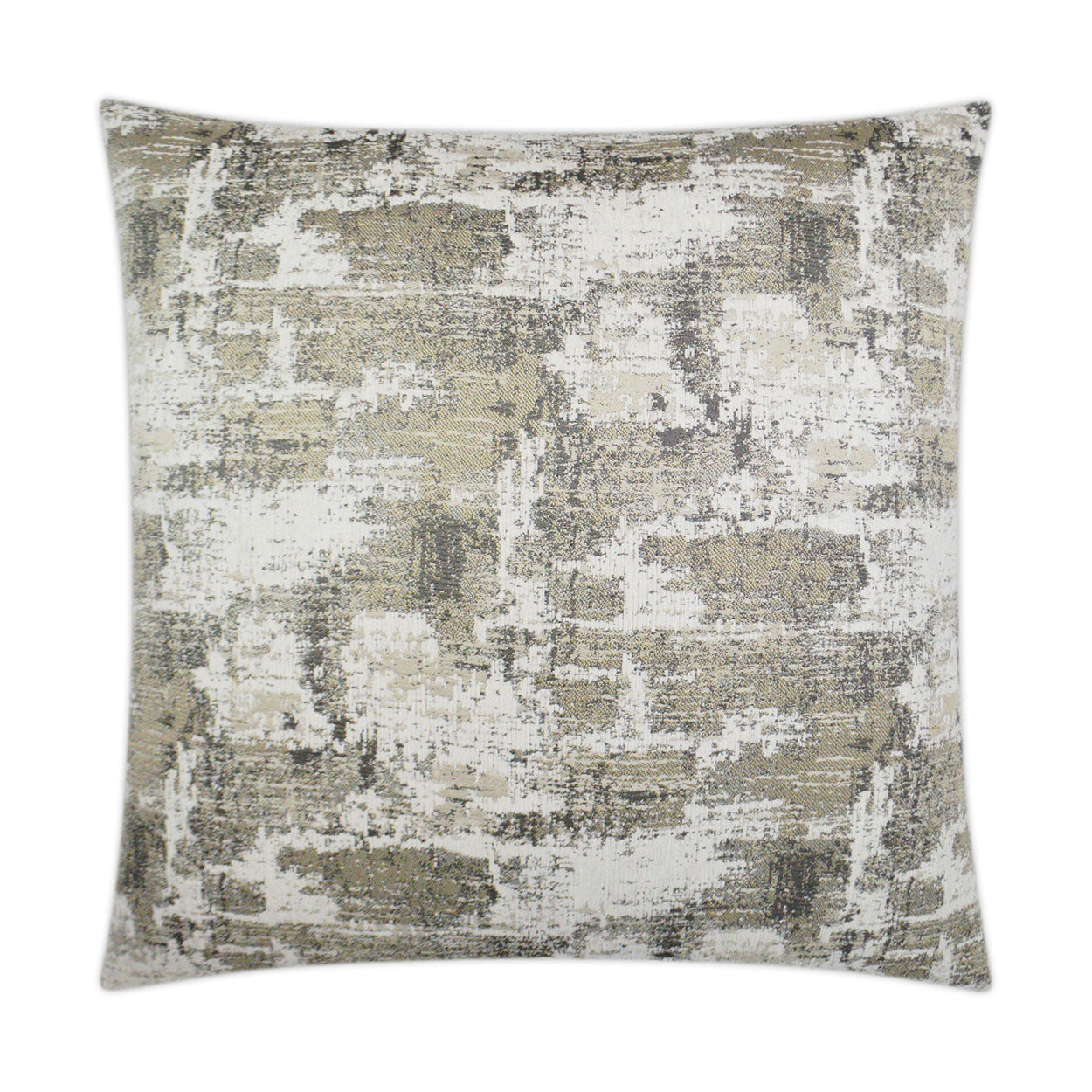 D.V. KAP HOME   24" x 24" Textural Pillow - Glow Abstract    - 3303-G-2424