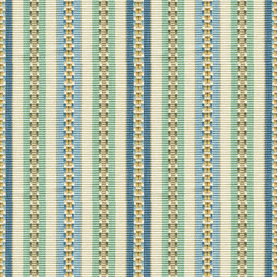 KRAVET DESIGN  STRIPES IVORY,SPA,INDIGO   - 33150.535.0