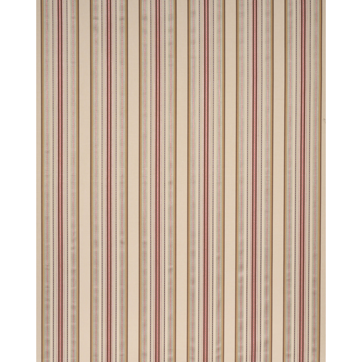 SCHUMACHER  CHROMA WELLINGTON STRIPE WOVEN WOVEN MULTI ON PECAN   - 3322011