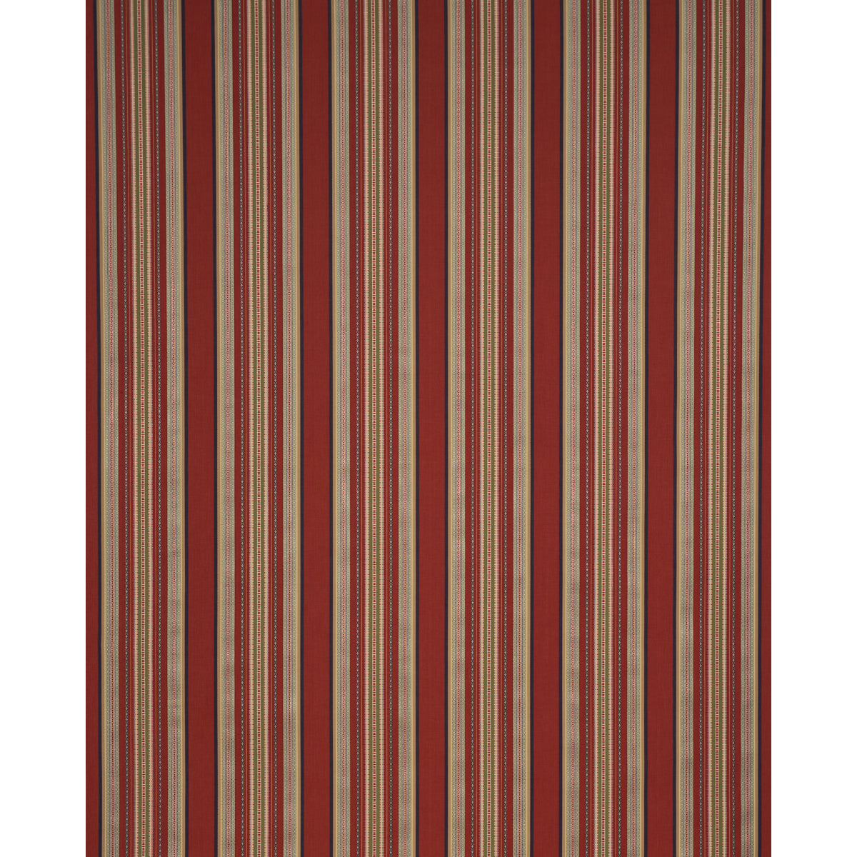 SCHUMACHER  CHROMA WELLINGTON STRIPE PATTERN WOVENS PATTERN WOVENS MULTI ON SPICE   - 3322023