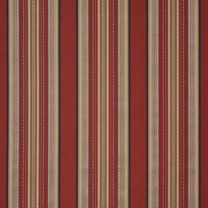 SCHUMACHER  CHROMA WELLINGTON STRIPE PATTERN WOVENS PATTERN WOVENS MULTI ON SPICE   - 3322023