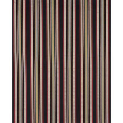 SCHUMACHER  BOHEMIA WELLINGTON STRIPE WOVEN WOVEN BLACK   - 3322025