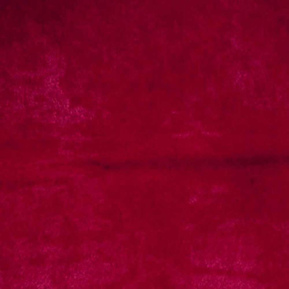 6' X 7' Burgundy Cowhide Area Rug