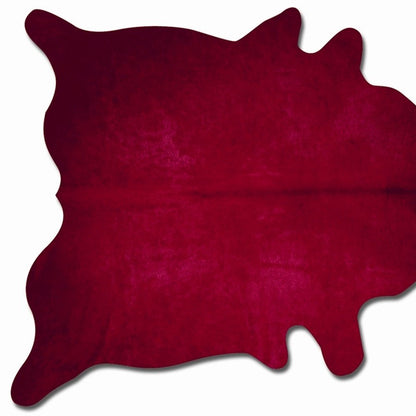 6' X 7' Brown Cowhide Area Rug