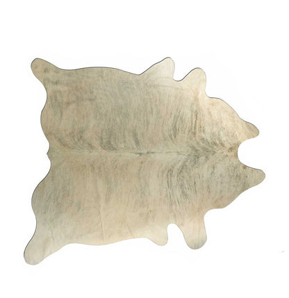 5' X 7' Ivory Cowhide Cowhide Print Area Rug