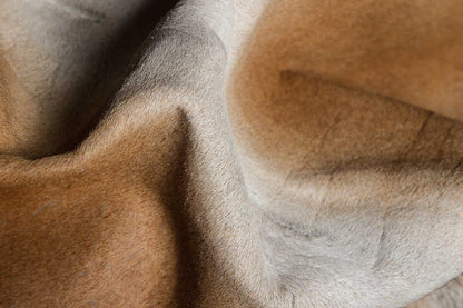 5' X 7' Brown And Black Cowhide Cowhide Print Area Rug
