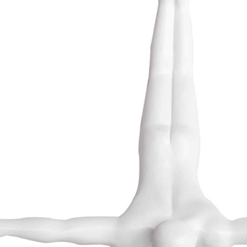 Set of Three Black Resin Diving Man Hanging Dimensional Sculpture