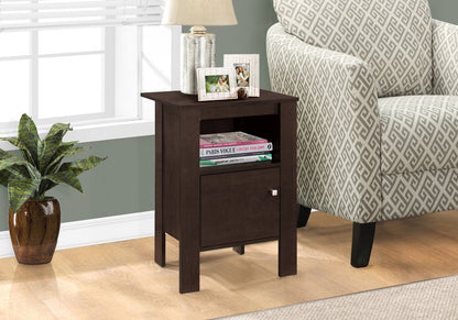 24" Espresso Wood Nightstand