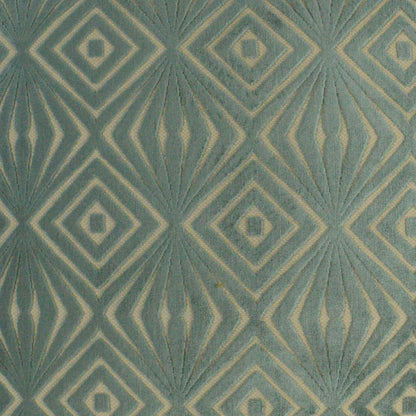 D.V. KAP HOME   24" x 24" Gee Oh Pillow - Spa Geometric    - 3329-S-2424