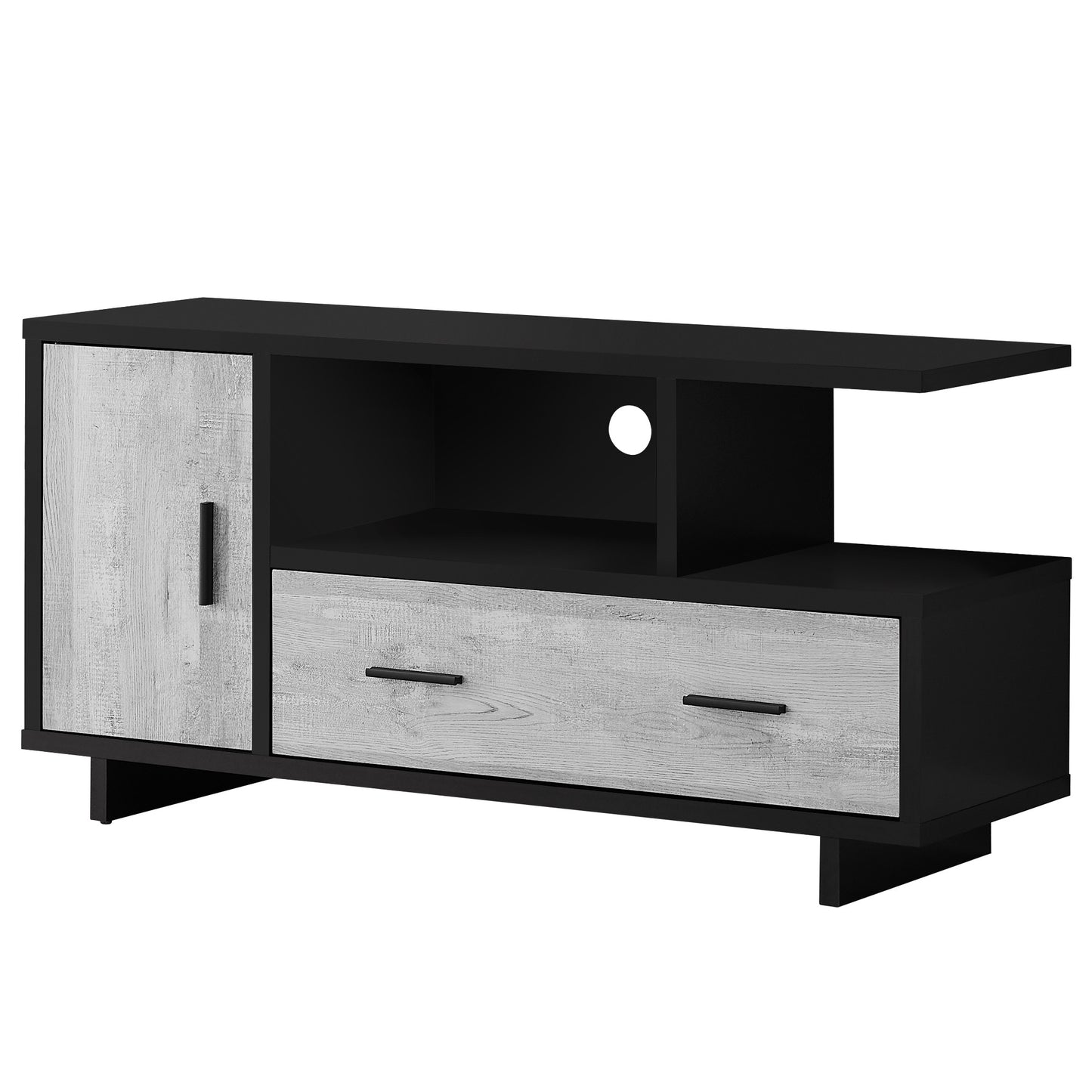 23.75" Particle Board Laminate And Mdf TV Stand With Storage