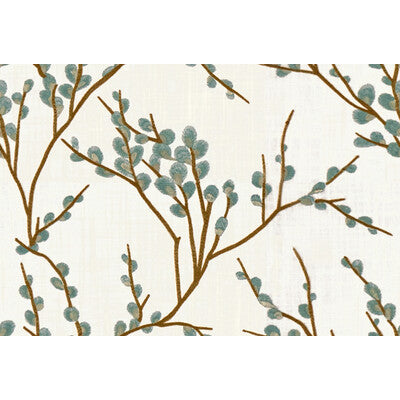 KRAVET DESIGN EMBROIDERY  WHITE,SPA,WHEAT   - 33295.15.0