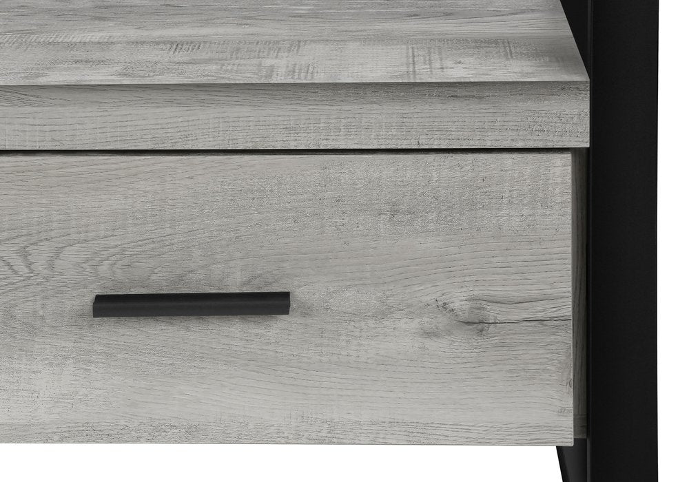 59" Black Cabinet Enclosed Storage TV Stand