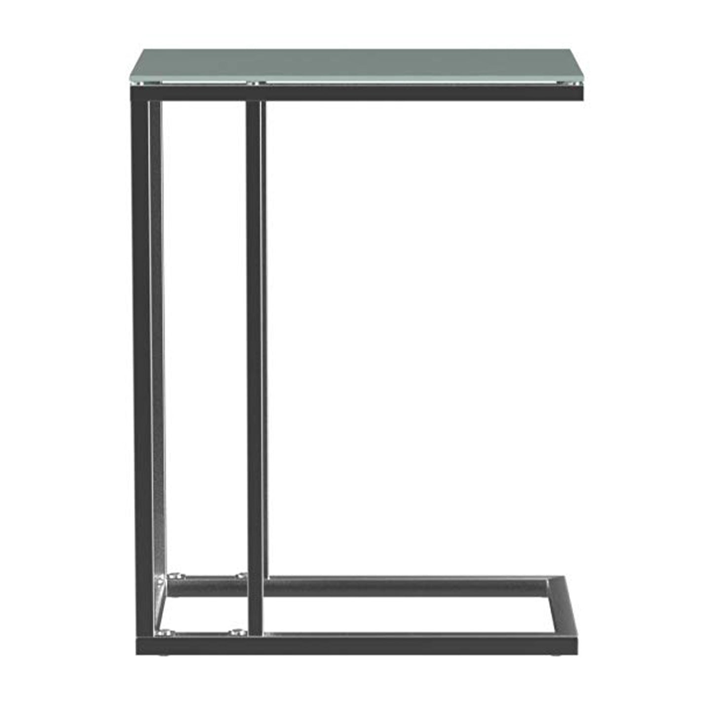 18" X 12" X 24" Grey Grey Mdf Metal  Accent Table