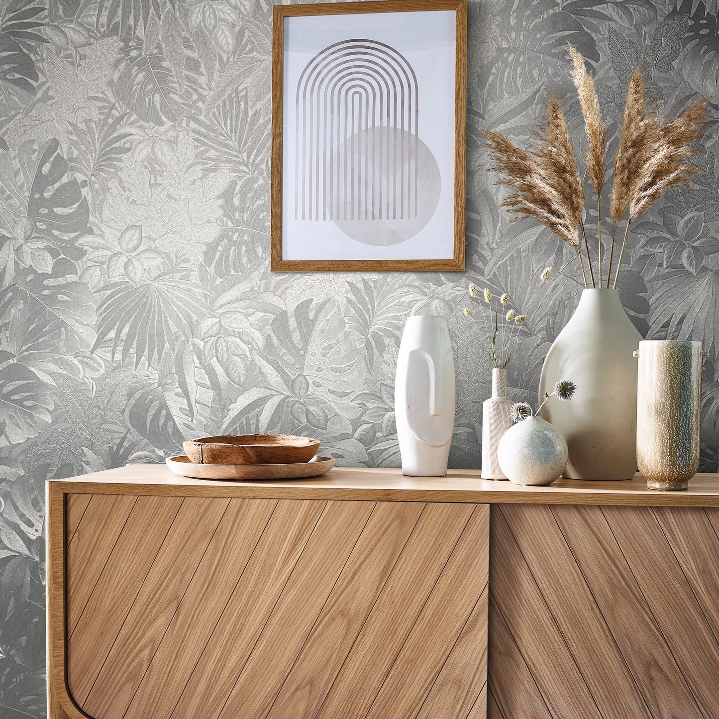 GALERIE WALLCOVERINGS Eden    Silver - Grey   - EN3330114