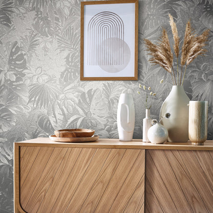 GALERIE WALLCOVERINGS Eden    Silver - Grey   - EN3330114