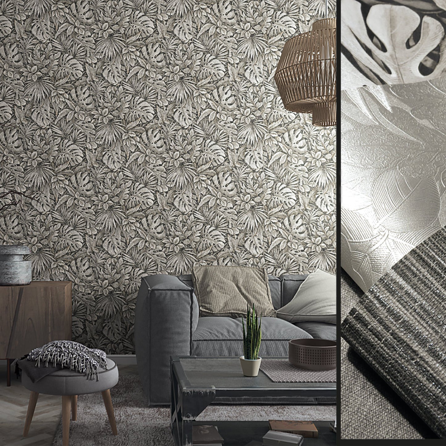 GALERIE WALLCOVERINGS Eden    Bronze - Brown   - EN3330514