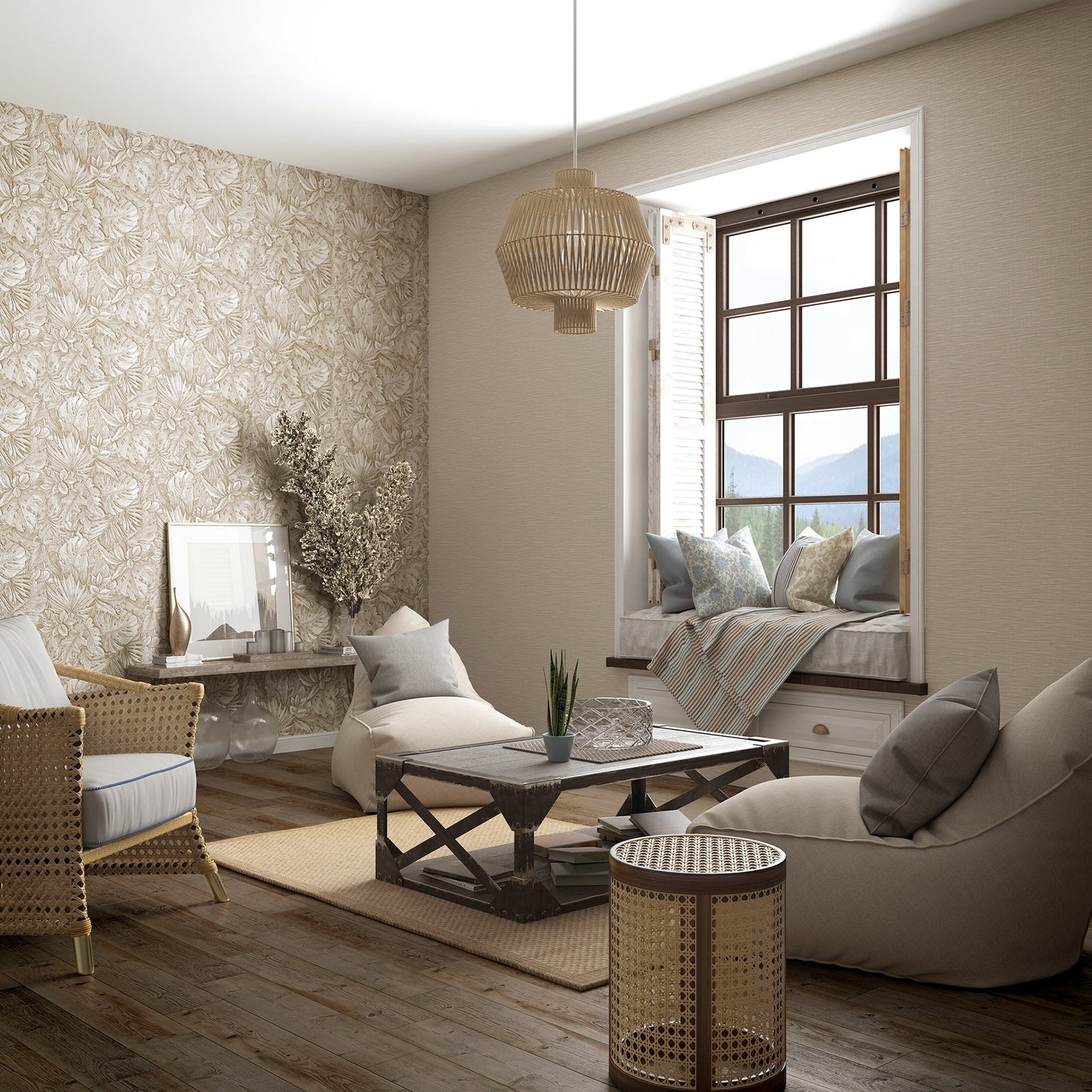 GALERIE WALLCOVERINGS Eden    Beige   - EN3330714
