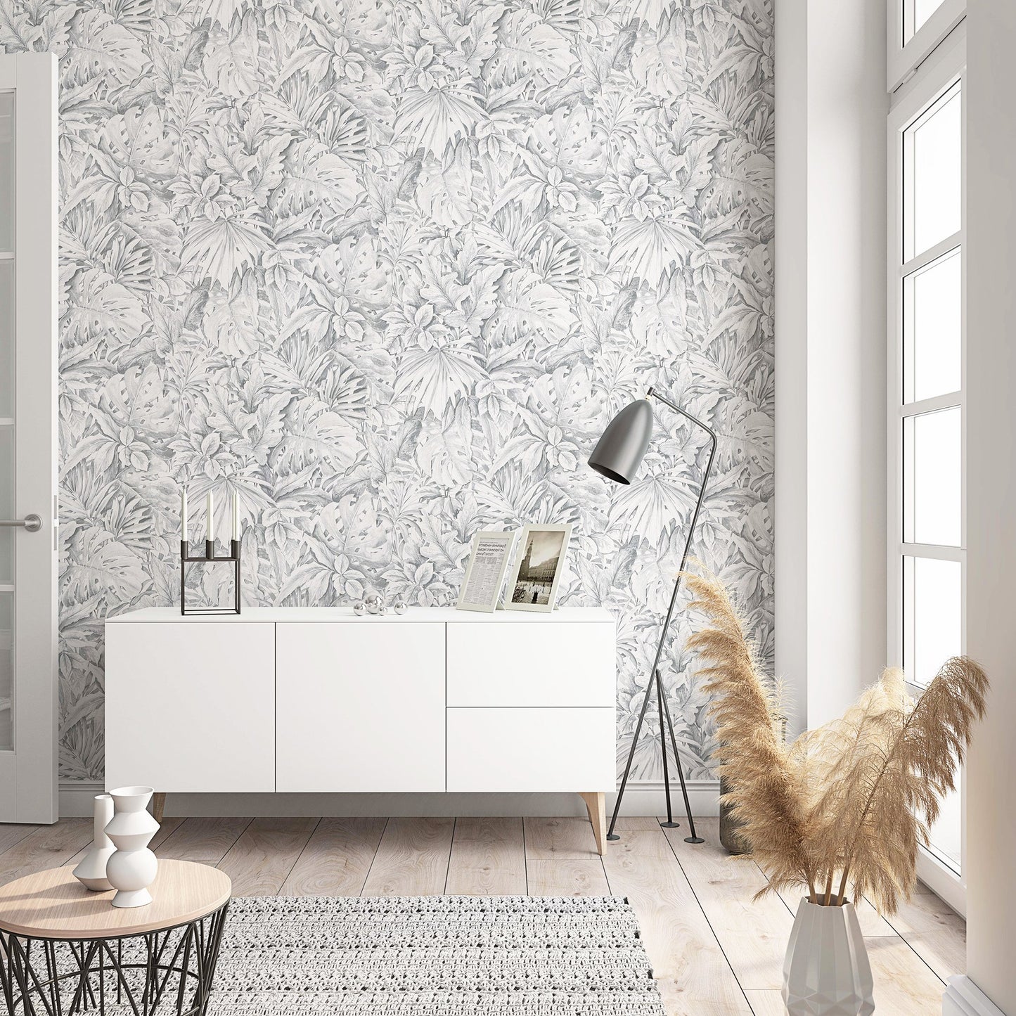 GALERIE WALLCOVERINGS Eden    Silver - Grey   - EN3330814