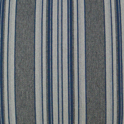 D.V. KAP HOME   24" x 24" Murdock Pillow - Brigade Stripes    - 3332-B-2424
