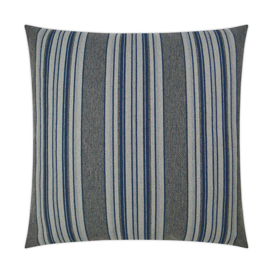 D.V. KAP HOME   24" x 24" Murdock Pillow - Brigade Stripes    - 3332-B-2424