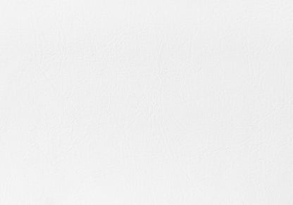 White Solid Wood Twin Upholstered Faux Leather Bed Frame