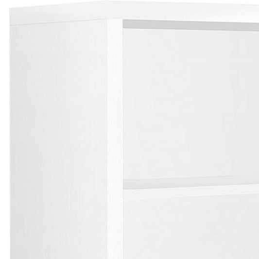 Taupe Wood Four Tier Bookcase