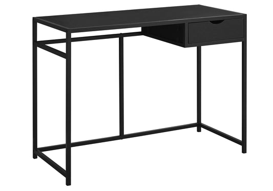 20" Taupe and Black Computer Desk