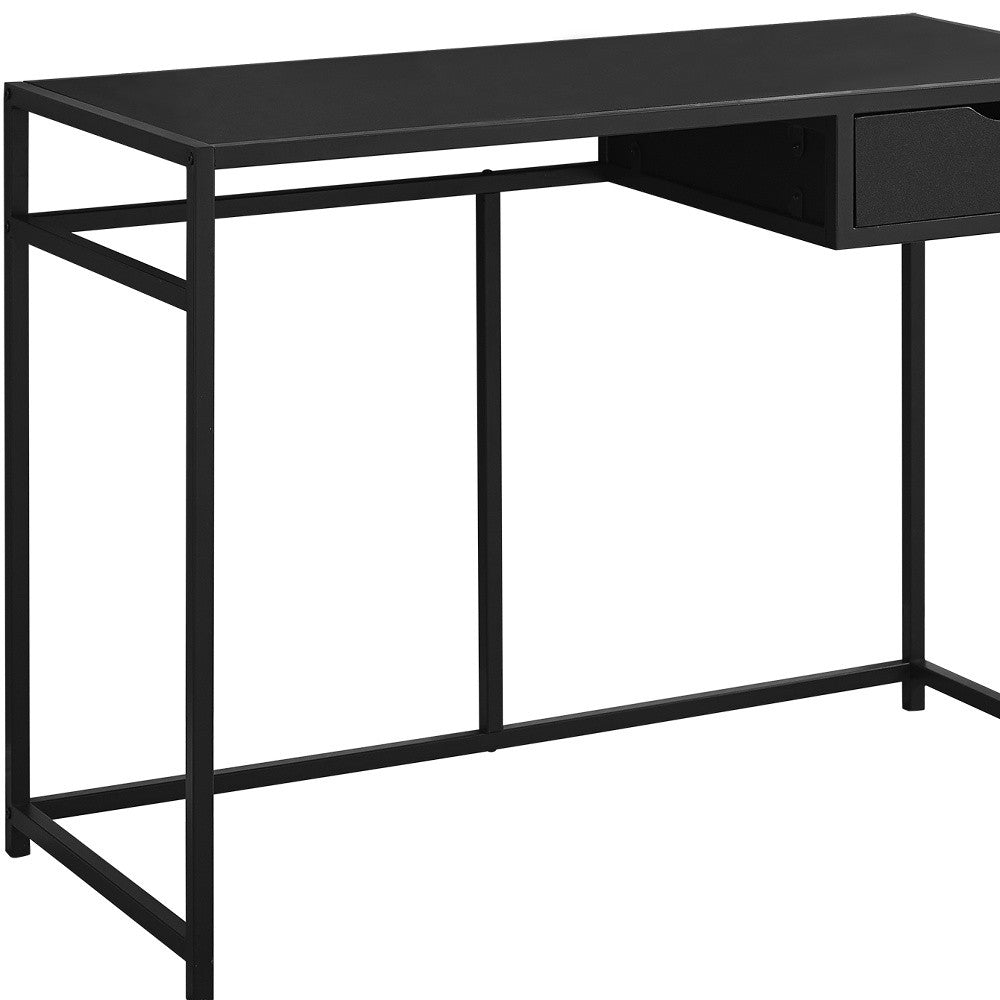 20" Taupe and Black Computer Desk