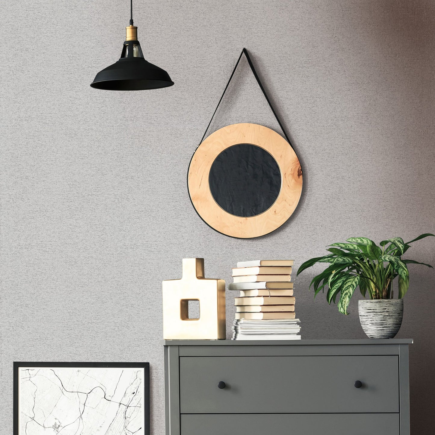 GALERIE WALLCOVERINGS The Woods and Wicker    Silver - Grey   - 33370