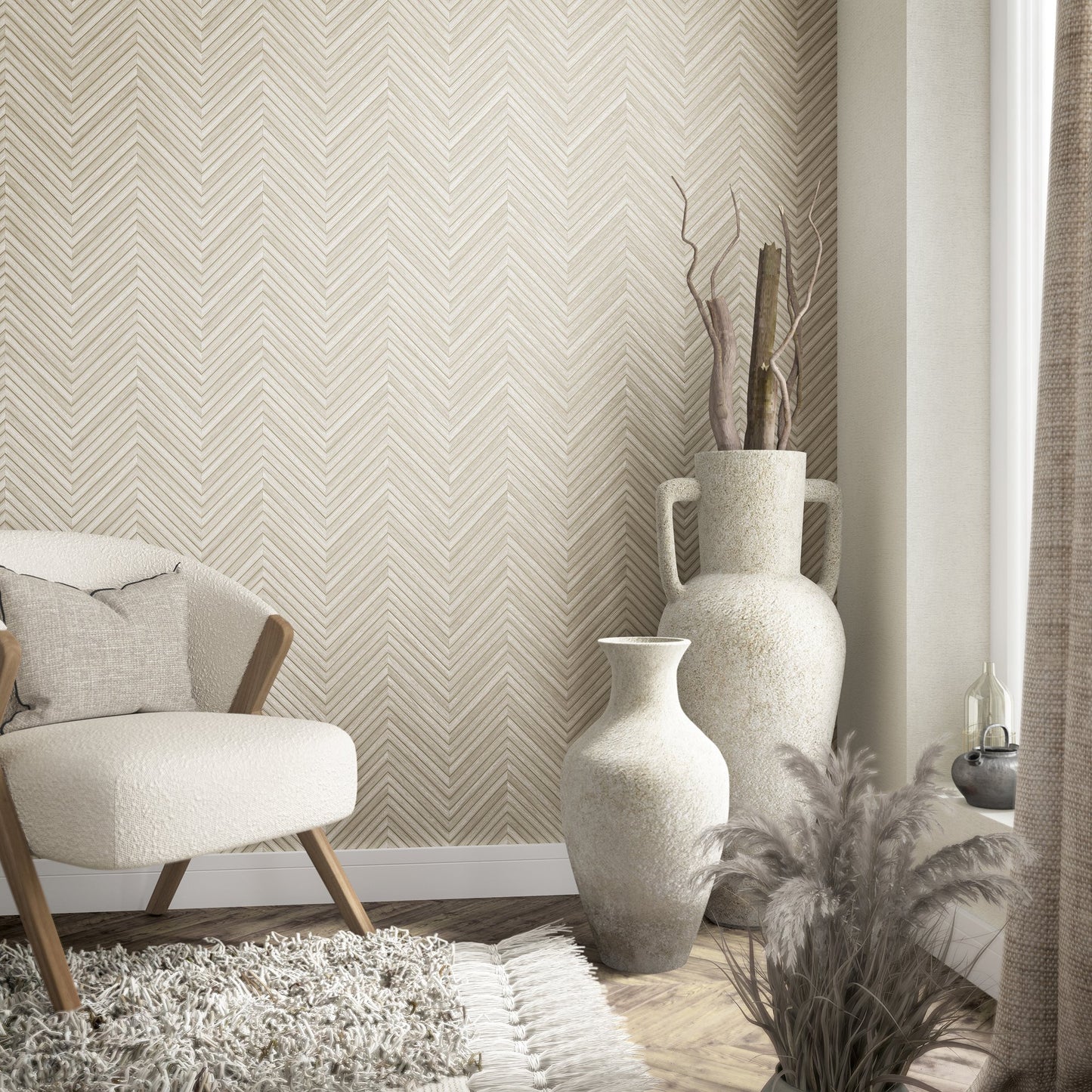 GALERIE WALLCOVERINGS The Woods and Wicker    Beige   - 33373