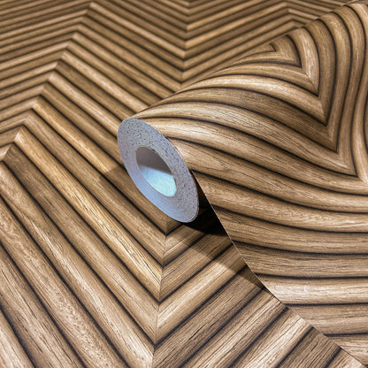 GALERIE WALLCOVERINGS The Woods and Wicker    Bronze - Brown   - 33377