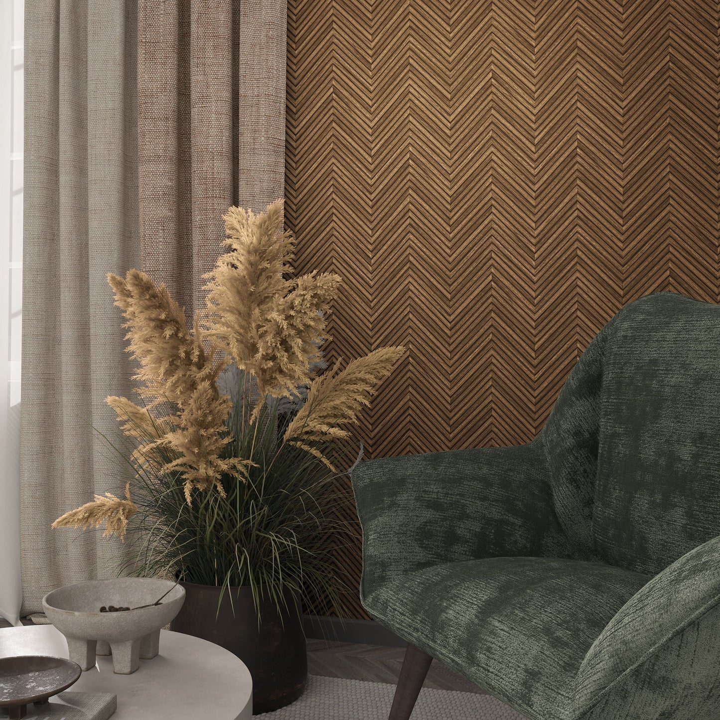 GALERIE WALLCOVERINGS The Woods and Wicker    Bronze - Brown   - 33378