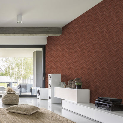 GALERIE WALLCOVERINGS The Woods and Wicker    Red   - 33379
