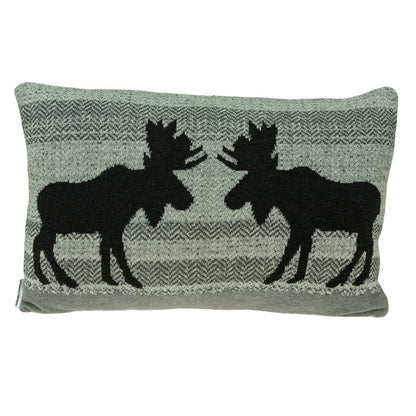 24" X 5" X 16" Lodge Gray Pillow Cover With Poly Insert