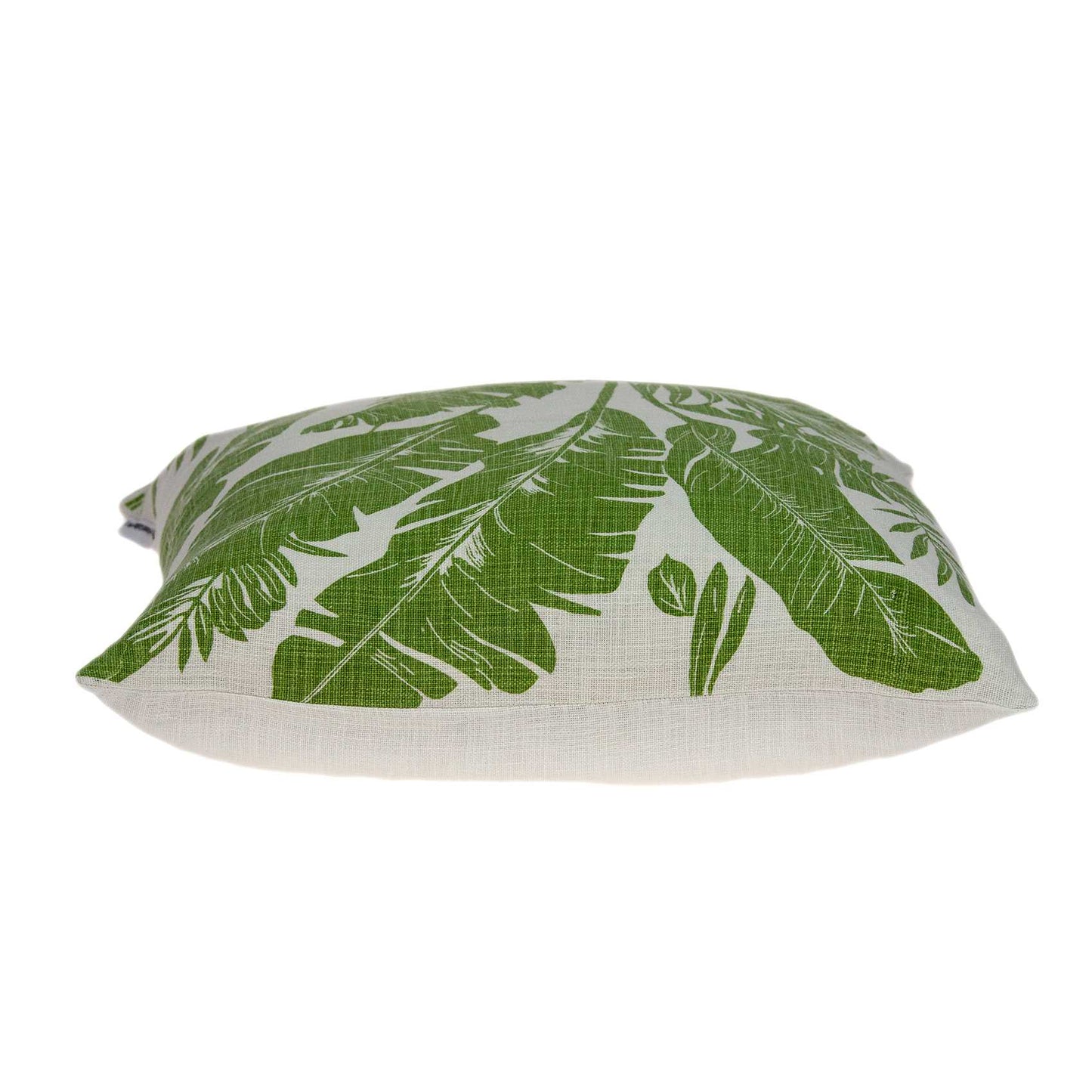 Tropical Green Palm Leaf Design Decorative Accent Pillow