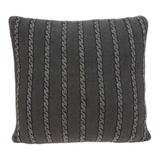 Charcoal Pillow Cover With Insert