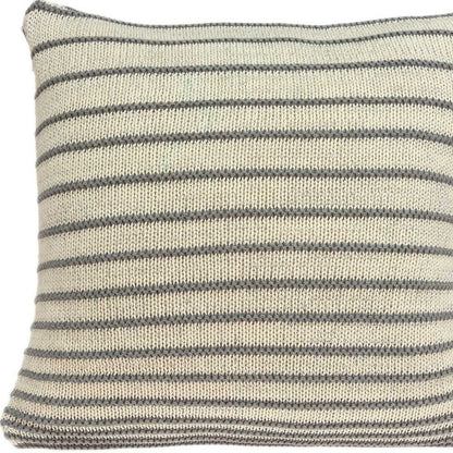 20" Tan Throw Pillow