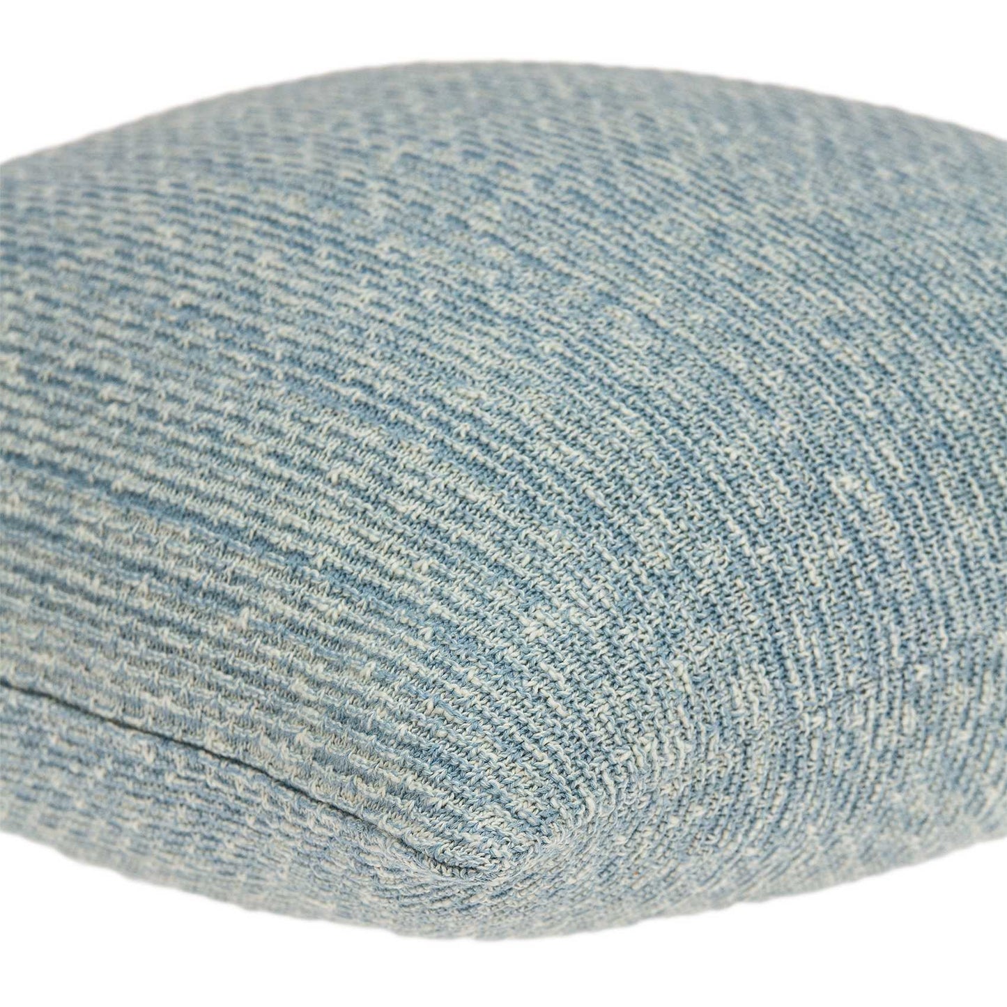 20" Aqua Teal Woven Cotton Blend Throw Pillow