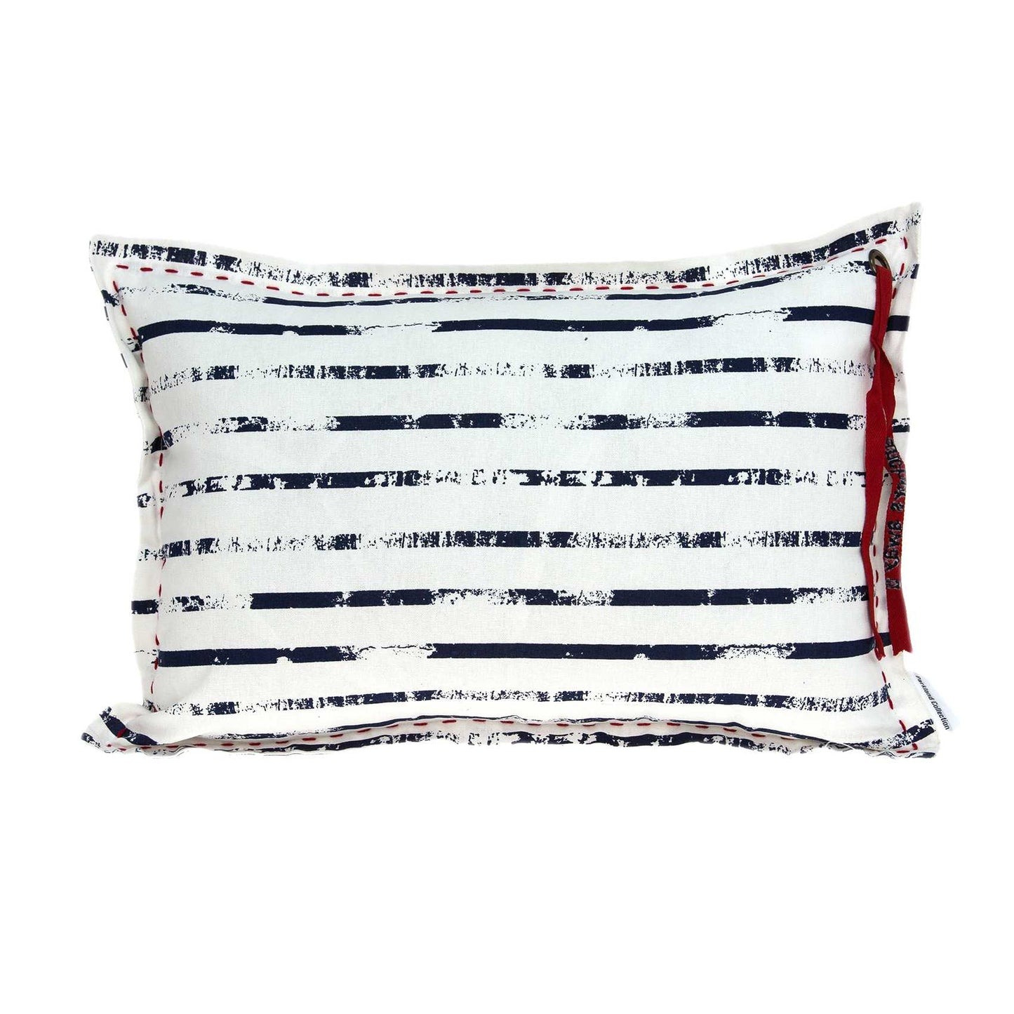 14" X 20" White Cotton Throw Pillow