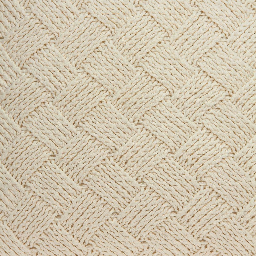 20" X 7" X 20" Transitional Beige Pillow Cover With Poly Insert