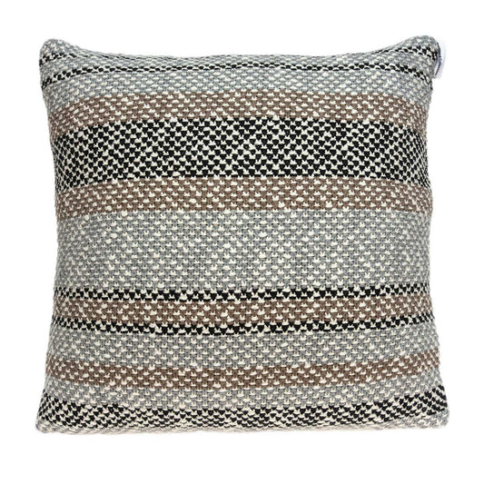 20" Tan Cotton Throw Pillow