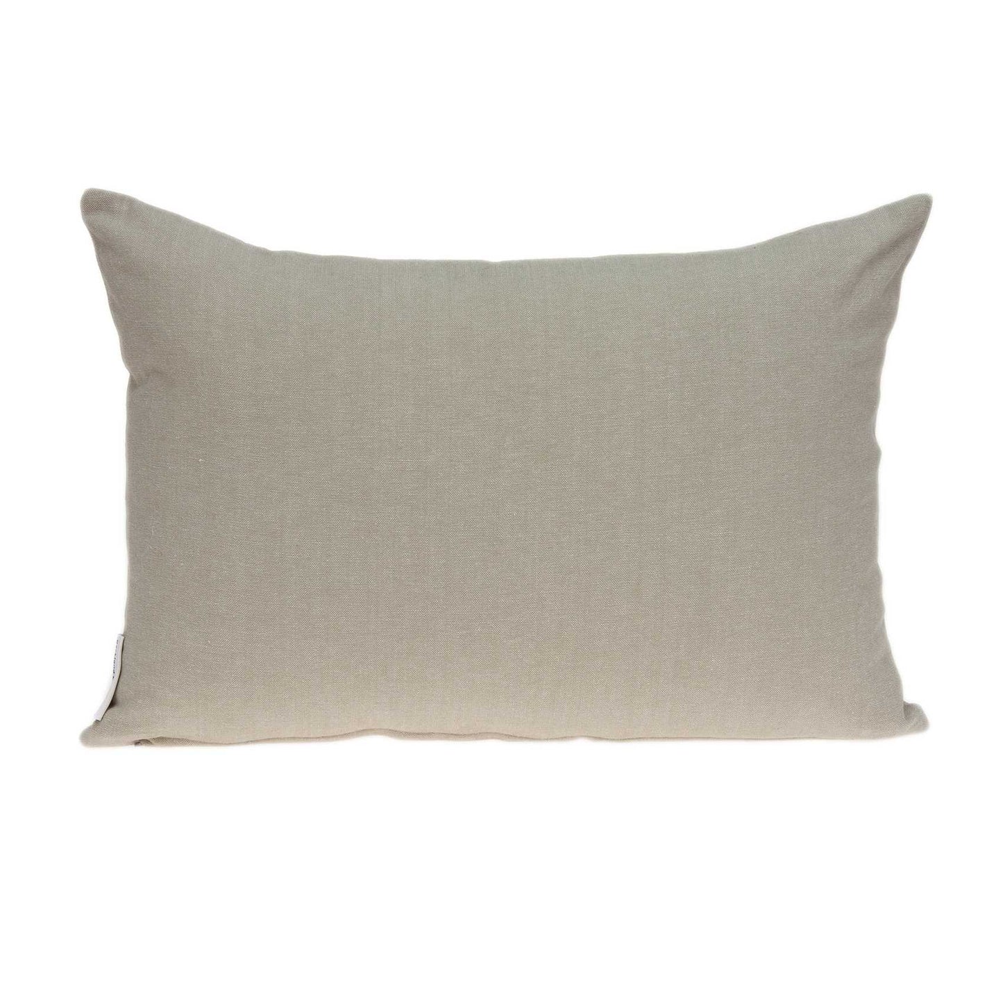 20" X 6" X 14" Traditional Beige Pillow With Poly Insert