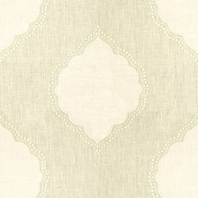 KRAVET COUTURE EMBROIDERY LATTICE/SCROLLWORK IVORY,WHITE,   - 33422.1.0