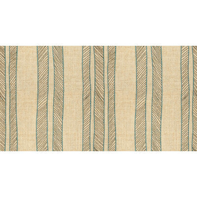 KRAVET BASICS EMBROIDERY STRIPES BEIGE,BLUE,   - 33430.516.0