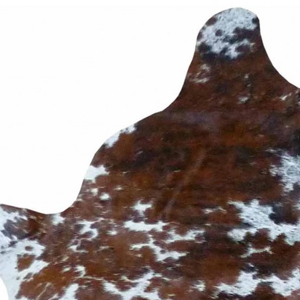 5' X 6' Natural Cowhide Handmade Area Rug