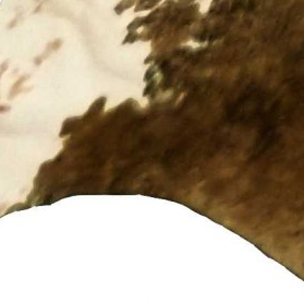 5' X 6' Natural Cowhide Handmade Area Rug