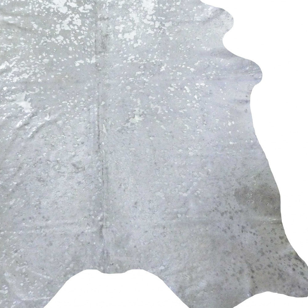5' X 6' Natural Cowhide Handmade Area Rug
