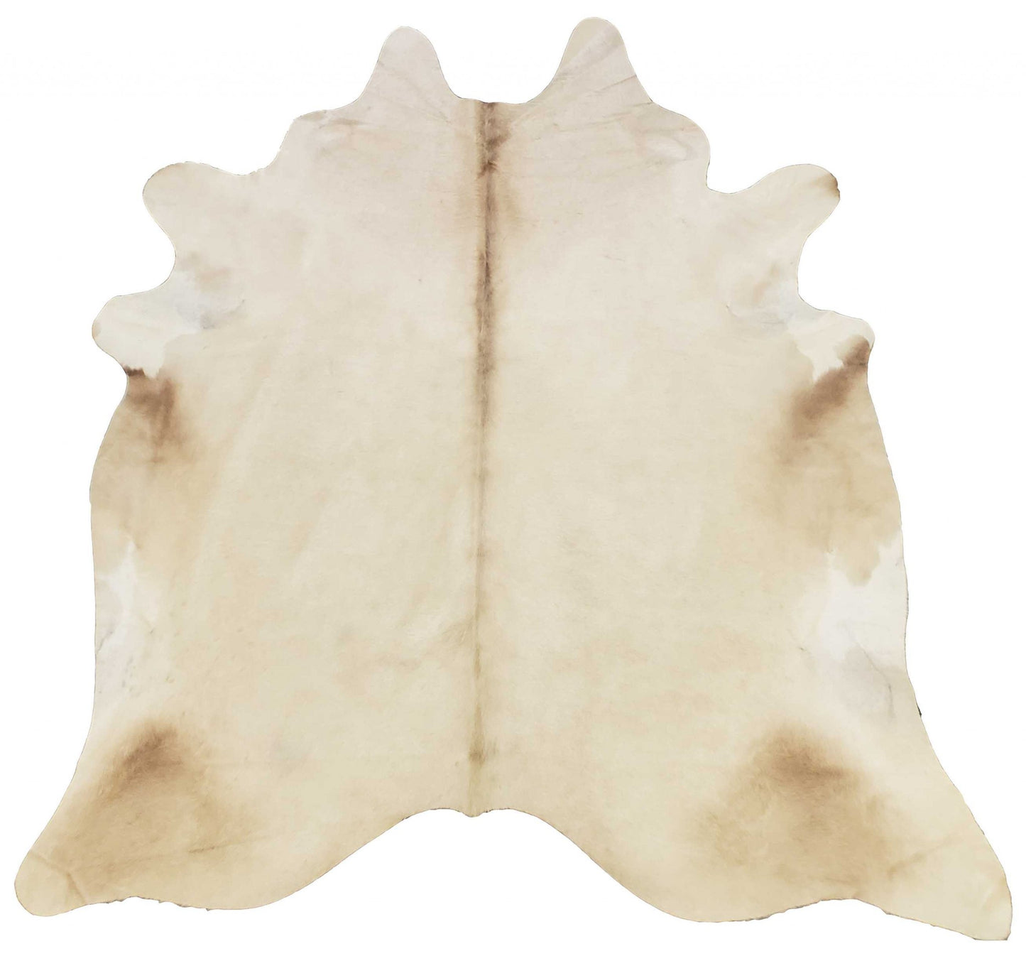 6 Ft Brown And White Brindled Cowhide Rug